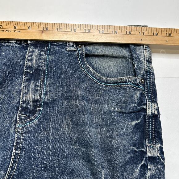 Lot Of 2 CJ BLACK PREMIUM Jeans Mens 34x32 Relaxed Straight & Boot Thick Stitch - Picture 14 of 16